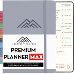 Best 2023 Planner Weekly and Monthly 5x8 | Goal, Business & Productivity Planner | Undated Daily 2023 Planner With To Do List, Habit Tracker & Planner Stickers | Productivity Store Planner PRO (Grey)